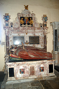 Memorial to the 6th Earl of Kent August 2011